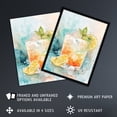 thumbnail image 2 of Artery8 Cuba Libre Cocktail Watercolour Tropical Summer Kitchen Large Wall Art Poster Print Thick Paper 18X24 Inch, 2 of 5