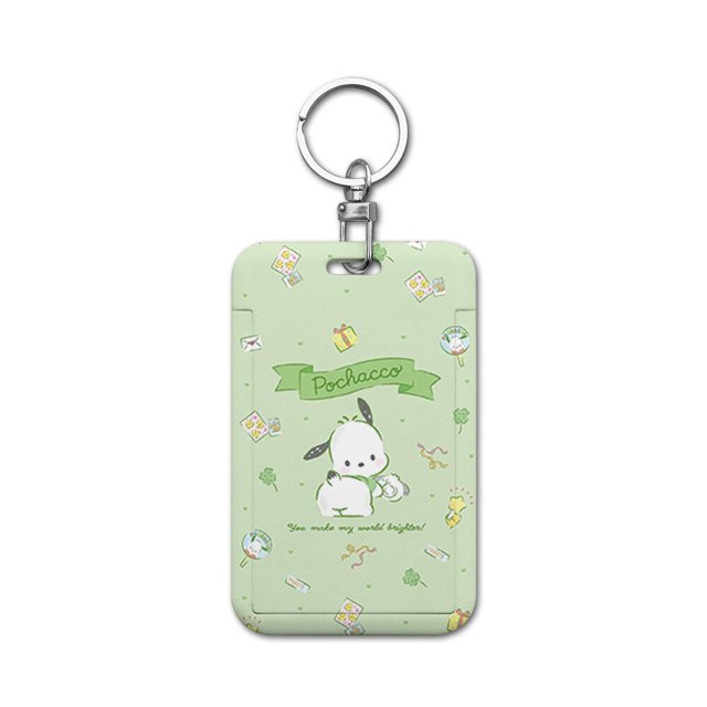 Bolsa de cuello colgante de Hello Kitty Melody Kulomi, funda protectora de identificación de Pvc con cordón, portatarjetas de Anime, Sanrio, estudiantes, Campus, regalos, nuevo