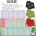 thumbnail image 3 of QTSHPN Family Matching Outfits Christmas Print Long Sleeve Lightweight Pullover Casual Wear Holiday Sweatshirt, 3 of 4