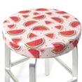 thumbnail image 3 of Haiem Watermelon Cushion Round Bar Chair Seat Cover Bar Chair Cushion Covers Elastic Washable Bar Chair Cover,Protects from Scratches and Stains-12 inch, 3 of 7