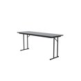 thumbnail image 4 of Correll Folding Table 60"" x 24"" Gray Granite/Dove Gray (ST2460TF-15), 4 of 6