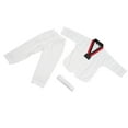 thumbnail image 1 of Uniforme De Entrenamiento De Taekwondo, Uniforme De Taekwondo Para Niños Con Cinturón, Poliéster Y Algodón, Uniforme De Karate Deportivo Suave Y Transpirable Para Niños Para, 1 of 7