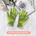 thumbnail image 2 of 1 Pair Wash Mitt Household Supplies Softness Reusable Multifunctional Dust Cleaners Car Cleaning Gloves Polisher Washing Glove Grass Green, 2 of 6