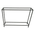 thumbnail image 4 of Aurelia 48" Console Sofa Table Antique Bronze Tray Top Aluminum Black Iron Frame, 4 of 7