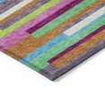 thumbnail image 4 of Addison Rugs Chantille Indoor/Outdoor Transitional Stripes Lavender Washable Rectangle Rug, 9' x 12', 4 of 6