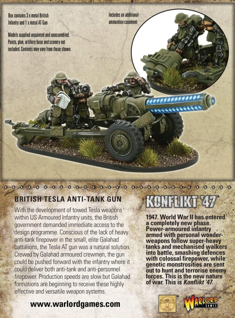 Warlord Games: Konflikt '47 - British Tesla Anti-Tank Gun