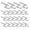 Sliver, variant on Misright Pack of 100 Metal Curtain Hooks Heavy Duty Silver Hangers for Drapes Blinds