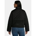 thumbnail image 3 of Time and Tru Women's and Women’s Plus Mixed Media Puffer Jacket, Sizes XS-2X, 3 of 5