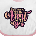 thumbnail image 4 of Inktastic Aunt Funny Niece Girls Baby Bib, 4 of 4