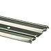 thumbnail image 3 of Prime-Line Products N 6877 by-Pass Mirror Door Bottom Track, 72 in, Roll-Formed Steel, Satin Nickel Finish, 3 of 3
