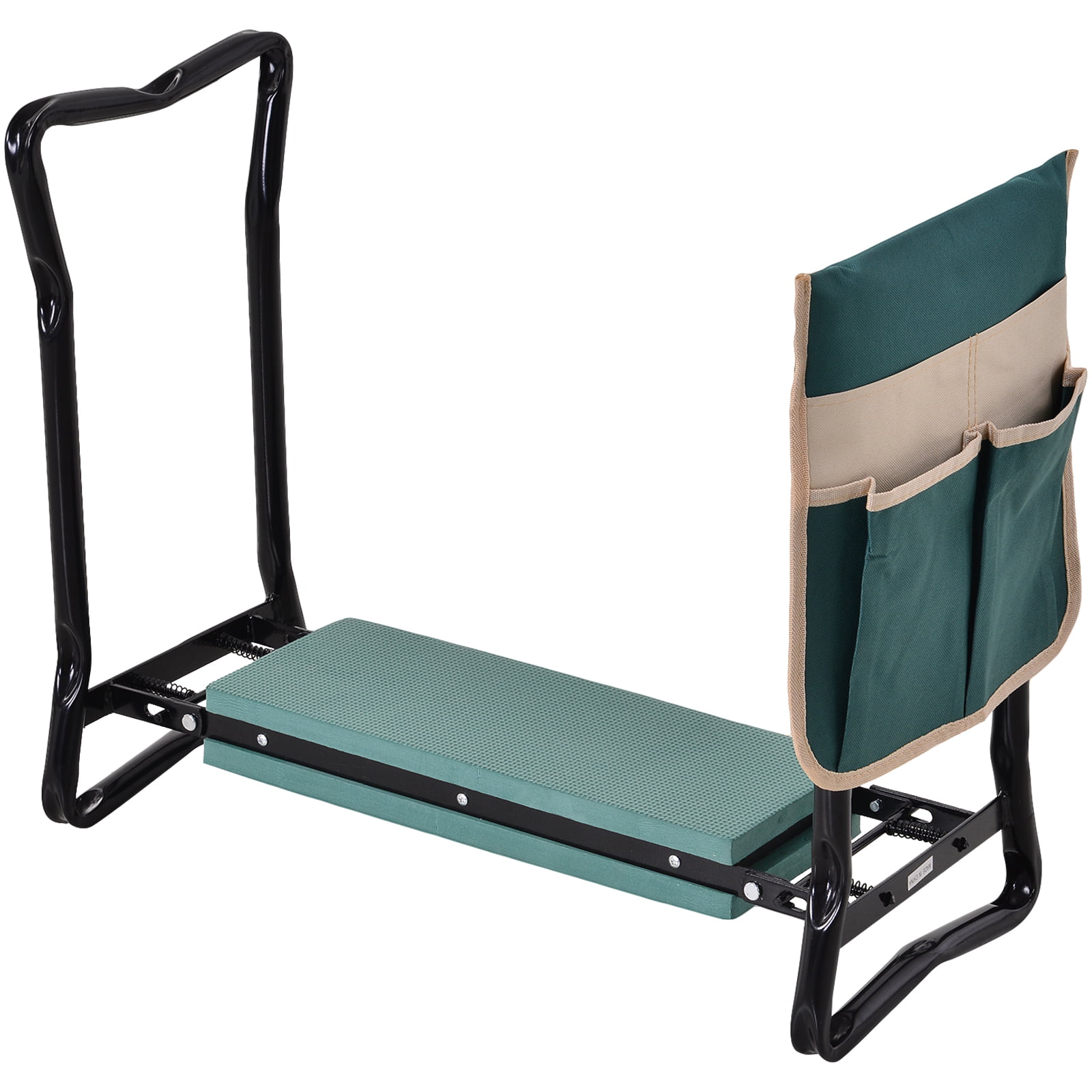 Foldable Kneeler Garden Bench Stool Seat Pad Kneeling w Tool Pouch US Stock 