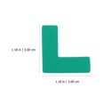 thumbnail image 5 of Raindrops 100Pcs Social Distancing Floor Stickers - Removable Warning Sign Decals, 5 of 5