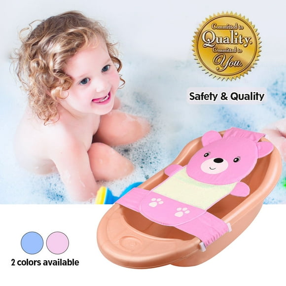 Qiilu Yosoo Adjustable Thicken Newborn Baby Bath Support Net Bathtub Sling Showe