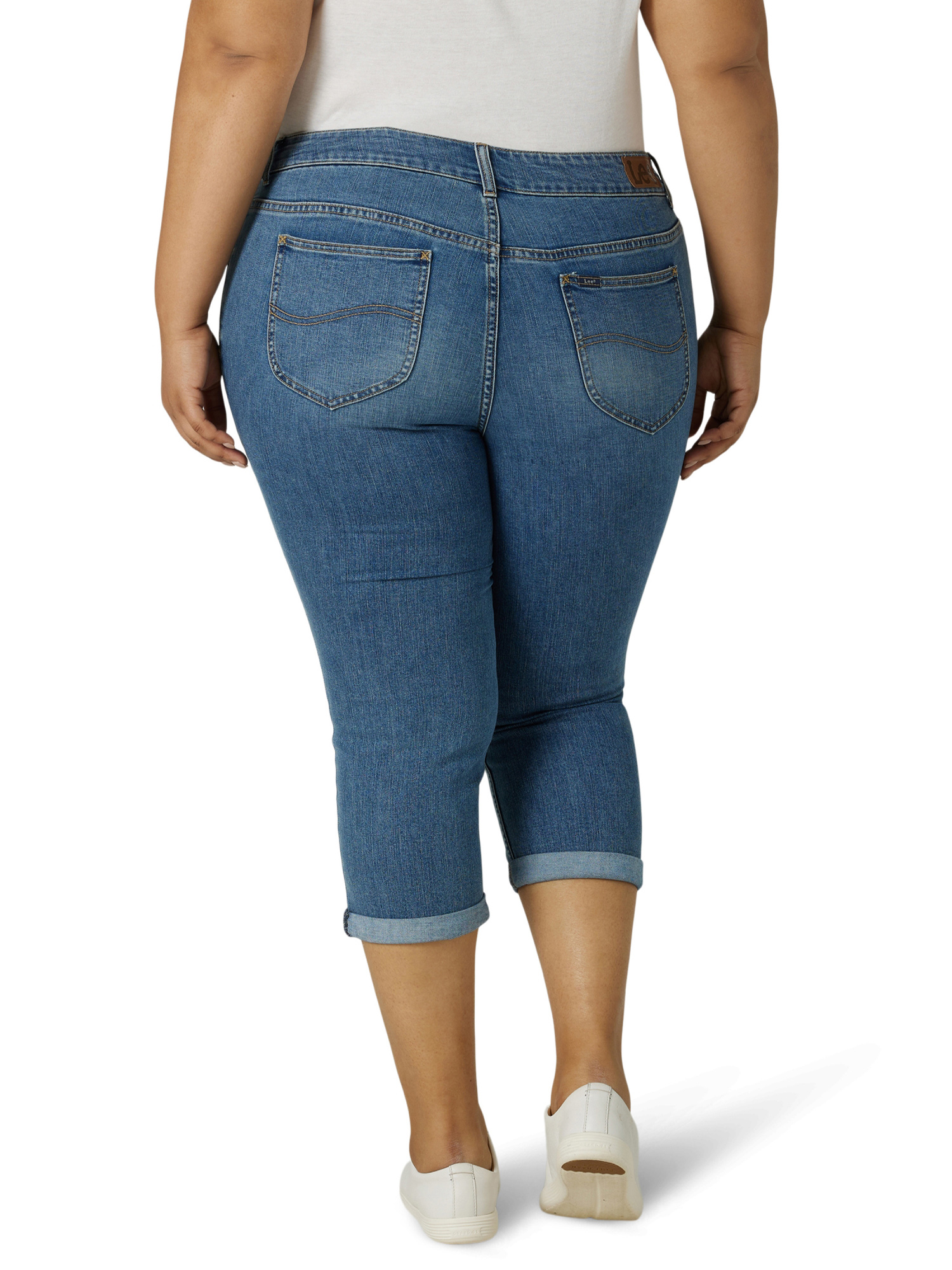 Lee Women's Plus Size Legendary Capri