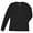 Black, variant on Victory Outfitters Women's Waffle Thermal Henley - Black - M