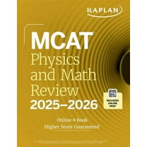 Kaplan Test Prep MCAT Physics and Math Review 2025-2026: Online   Book, (Paperback)