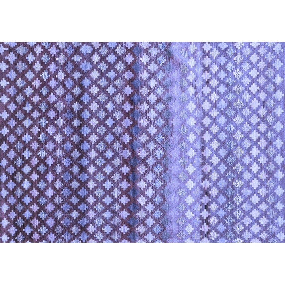 Ahgly Company Indoor Rectangle Oriental Blue Traditional Area Rugs, 5' x 7'