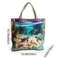 thumbnail image 3 of Women's Trendy Fashion Printed Handbag Shoulder Canvas Bag, 3 of 7