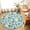 Blue, variant on Round Area Rugs 4Ft, Blue Green Botanical Non-Slip Washable Circle Rugs Carpet, Watercolor Spring Floral Summer Indoor Outdoor Rug Floor Mats Throw Runner for Bedroom Living Room Bathroom