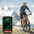 thumbnail image 4 of Cycling Computer Wireless Digital Bike Speedometer Odometer with Rechargeable Battery Backlight Bike Stopwatch, 4 of 7
