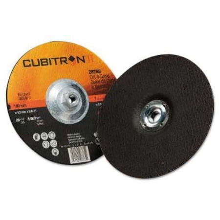 UPC: 0051141287652 | 3m Cubitron Ii Depressed Ctr. Wheel T27 7in 5/8in-11 28765