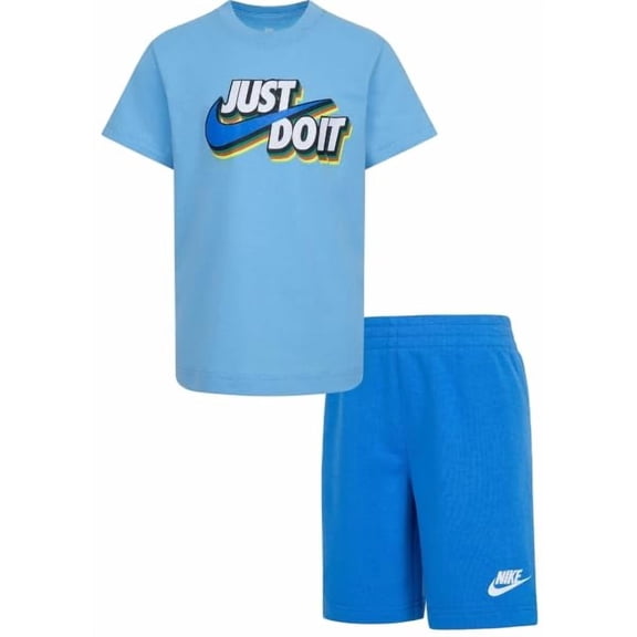 Nike Toddler Boys 2 Piece Shorts Set, LIGHT PHOTO BLUE 2T