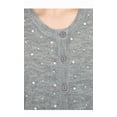 thumbnail image 6 of Turtle Bay New York Women's Faux Pearl Cardigan, 6 of 7