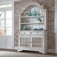 thumbnail image 2 of Pemberly Row Contemporary Wood Hutch & Buffet in White Finish, 2 of 8