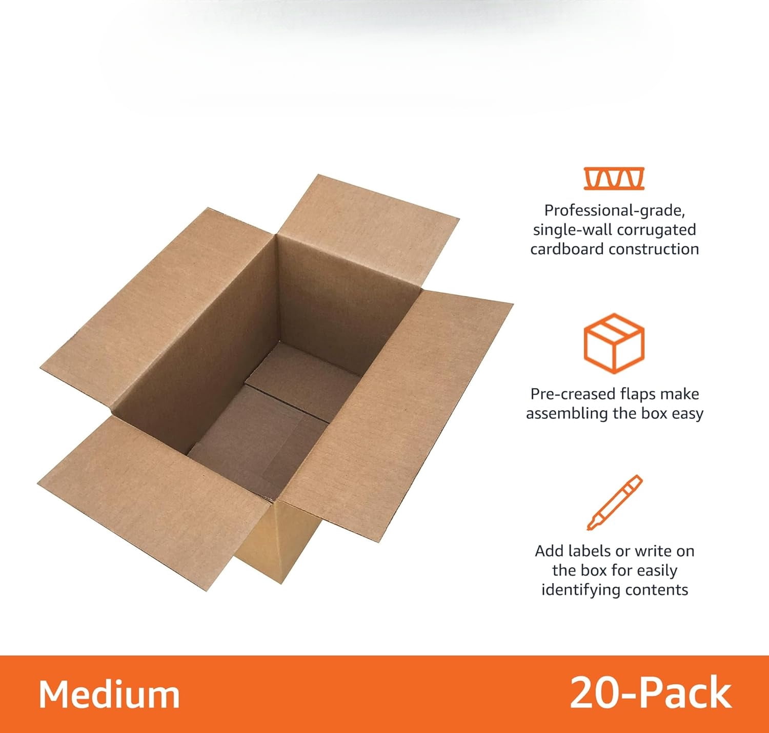 Cardboard Moving Boxes for Shipping and Packing