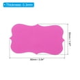 thumbnail image 2 of Uxcell 2" x 3.5" Blank Paper Business Cards Small Index Flash Cards Words Message Note Card Lace, Rose Red 200 Pack, 2 of 6