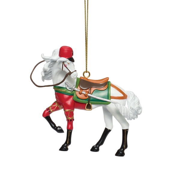 Enesco Trail of Painted Ponies Nutcracker Toy Soldier Hanging Christmas Ornament 2.8in H