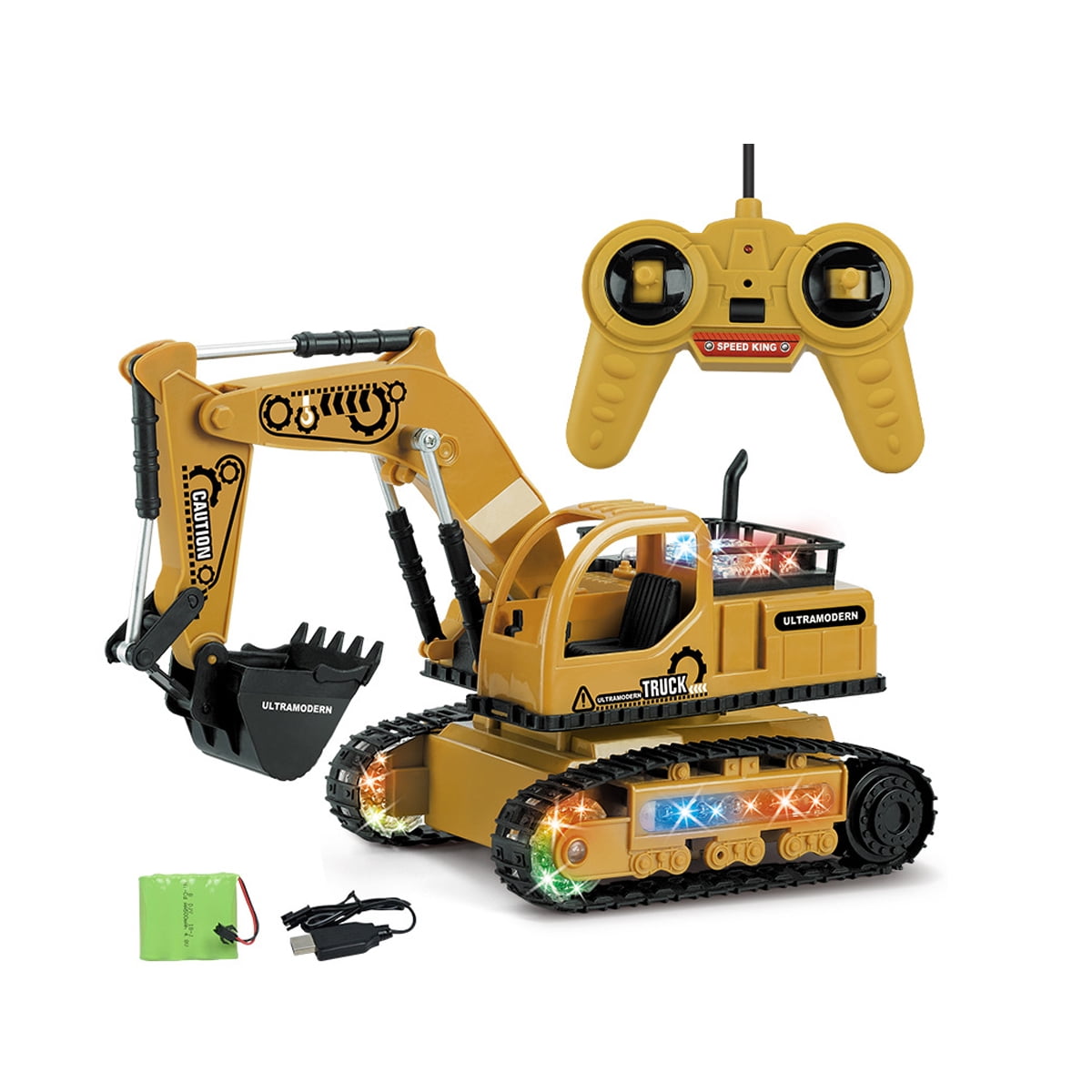 excavator and dump truck toy