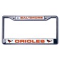 thumbnail image 1 of Baltimore Orioles Chrome License Plate Frame, 1 of 1