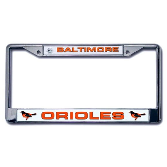 Baltimore Orioles Chrome License Plate Frame
