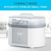 Chicco Advanced Electric Steam Sterilizer & Dryer for Baby Bottles, Pacifiers, Toys and More - White, New