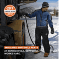 thumbnail image 2 of RefrigiWear Men’s Insulated Softshell Pants - Extreme Cold Protection, Water-Repellent, Wind-Tight Workwear, 2 of 6