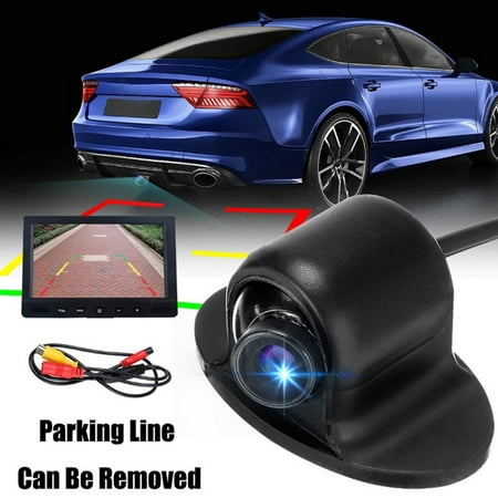 Reverse Backup Camera, Universal Car Front/Side/Rear View Camera, Rear Front View Backup Reverse Camera HD CCD CMOS Night