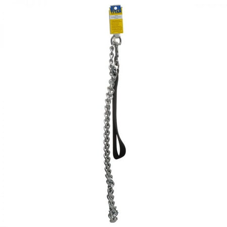 Titan Chain - Titan Chain Lead with Nylon Handle - Black X-Heavy Chain - 48 Long