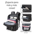 thumbnail image 3 of Mochila Urban VIMI Retro Para Laptop Tabletas Escolares multiusos, 3 of 7