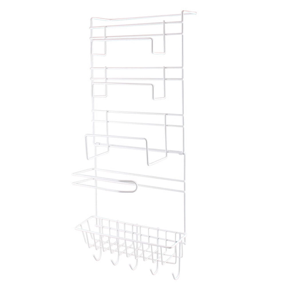 FRCOLOR  Refrigerator Storage Rack Multi-layer Holder Kitchen Shelves Fridge White