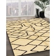 thumbnail image 2 of Ahgly Company Indoor Rectangle Abstract Brown Gold Solid Area Rugs, 4' x 6', 2 of 6