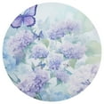 thumbnail image 3 of Butterfly in Lavenders Round Plate Mats Non-Slip Place Mat Washable PVC Table Mats Set of 4 Heat Resistant Table Decoration for Kitchen Dining, 3 of 7