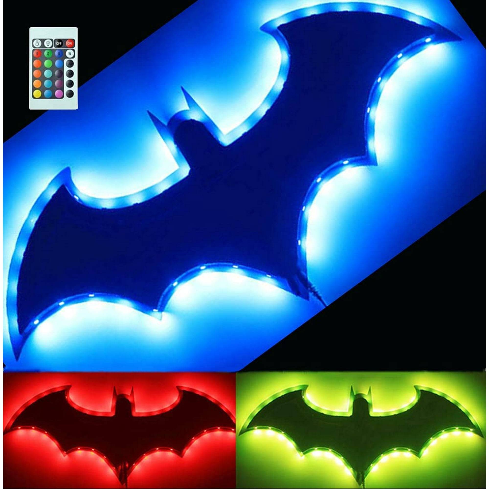 LED Batman Light Batman Gifts for Men Led Lights for Bedroom Colorful  Remote Control Projection Night Light, Holiday Decoration Light,Suitable  for Bedroom/FYBTO V / Corridor /Wall(Silver | Walmart Canada