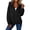 Black, variant on Edvintorg Womens Jackets Lightweight Long Sleeve Zip up Coat Hooded Outerwear with Pocket Womans Clothes Fashion Clothing Women Black S-2XL