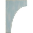 thumbnail image 3 of 5 1/4"W x 8"D x 12"H Clarksville Wood Vintage Decor Bracket, Driftwood Blue, 3 of 6