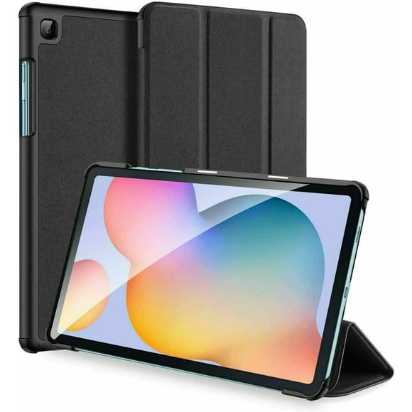 Supershield Coque Samsung Galaxy Tab S9 Plus Cas Tablette Smart Cuir Stand Flip Étui - Noir