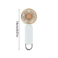 thumbnail image 2 of Portable Handheld Fan - Mini USB Rechargeable, 3 Speed Settings, Travel Makeup Outdoor Use, Quiet Operation, ABS Material, Lightweight, 2 of 2