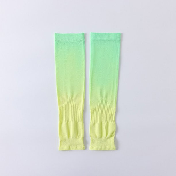 Mangas de protección solar con mangas de hielo, mangas de seda de hielo anti-ultravioleta de verano para mujer, mangas de brazo para hombres y mujeres, mangas de color degradado