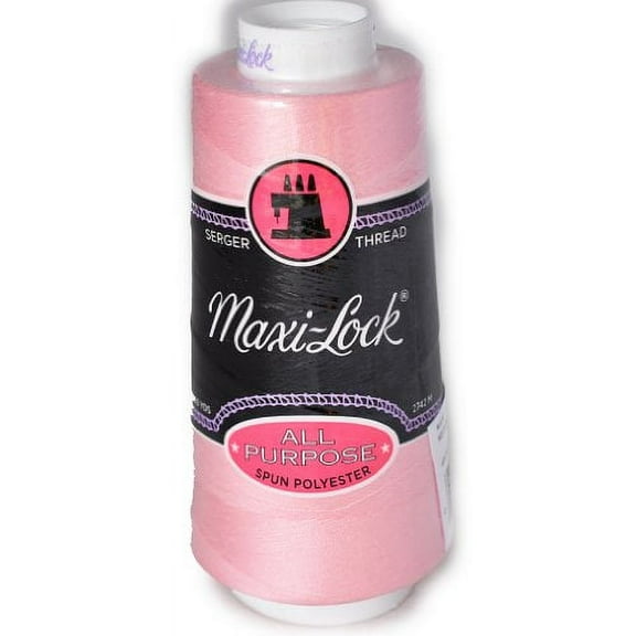 Maxi Lock All Purpose Thread Medium Pink 3000YD Cone MLT-036