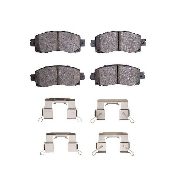 Front Brake Pad Set - Compatible with 2018 - 2024 Subaru Crosstrek 2019 2020 2021 2022 2023